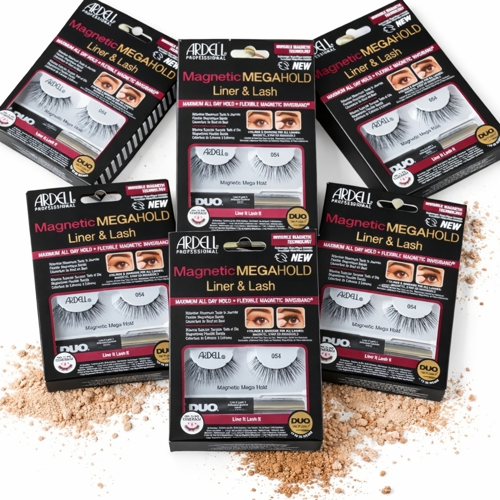 Ardell Magnetic MegaHold Liner & Lash Set (6) PACK DEAL LOT